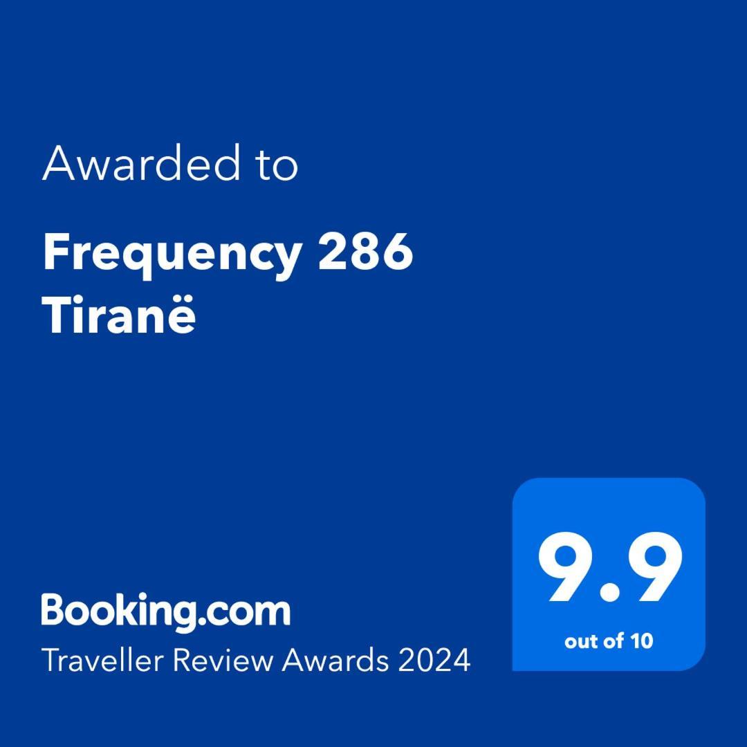 Frequency 286 Tirane Apartment Bagian luar foto
